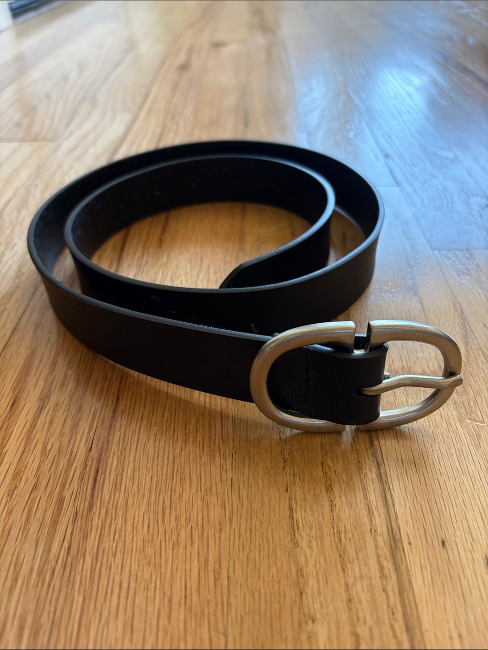 Leather Belt in Black